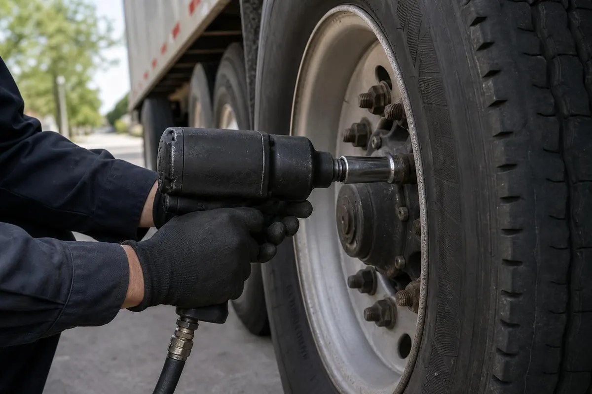 Trailer Repair & FHWA/DOT Inspections — technician at work